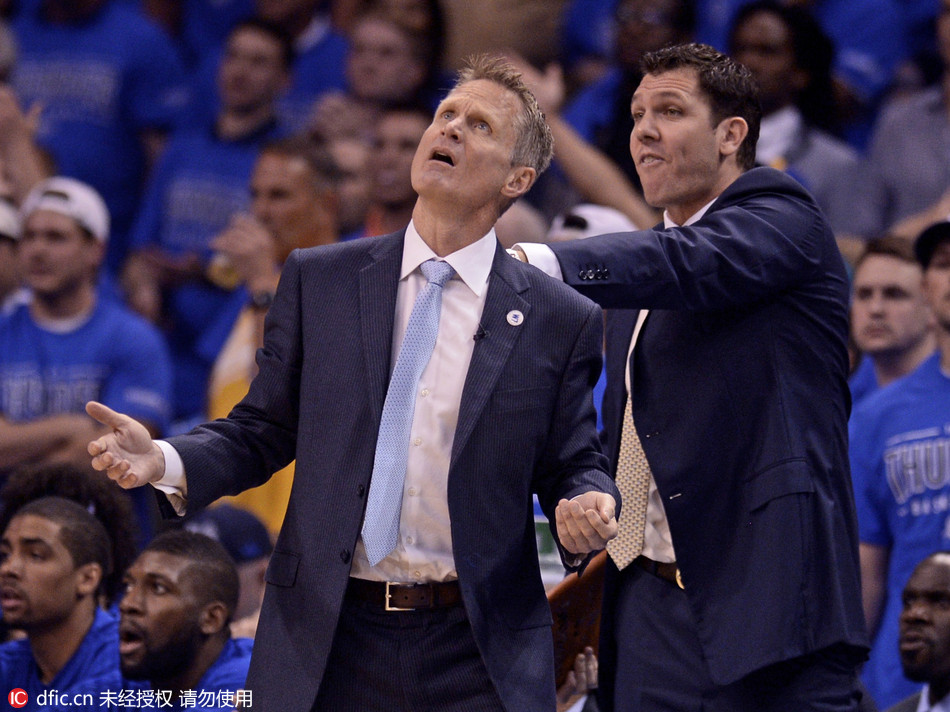 勇士若赢抢七将造新历史 NBA或首现西决1-3翻