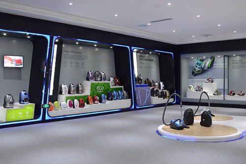 江苏美的清洁电器股份有限公司产品陈列中心。