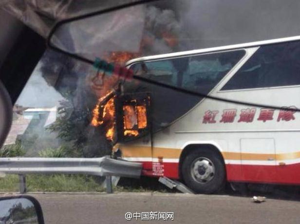 台大巴车爆燃事故：同款游览车6成不合格