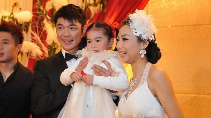 曾诚婚礼现场。