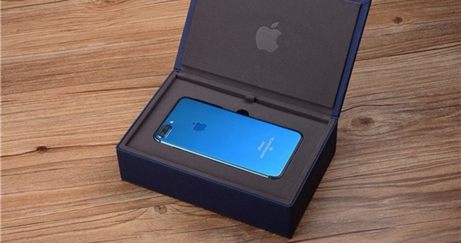 竟然有蓝色？私定亮蓝iPhone 7国内开箱



