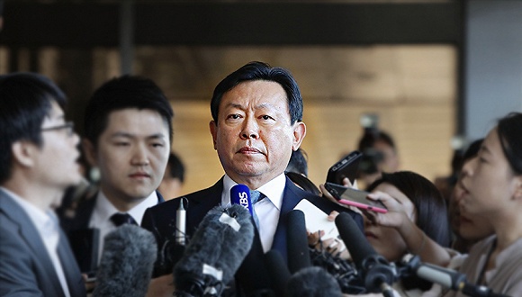 乐天首席执行官被韩法院传唤 涉贪污和违反信任罪