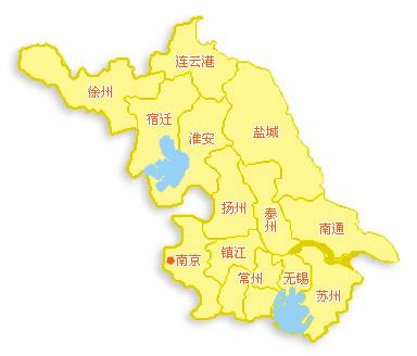 江苏行政区划图图片