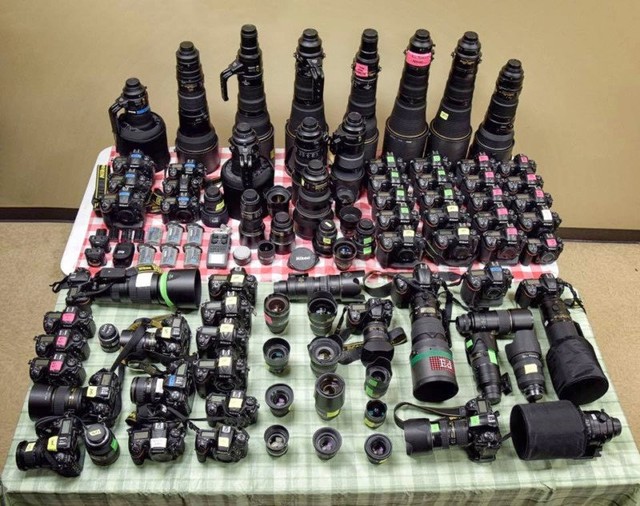值北京一套房 拍马拉松要带这么多相机?