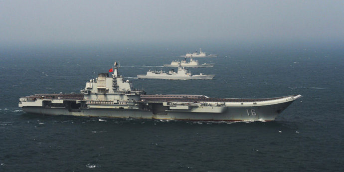 印媒：中国海军拥283艘大型战舰 军力四倍于印