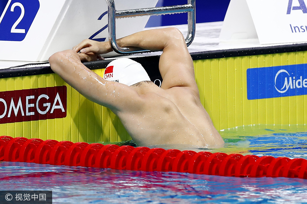 孙杨退出世锦赛1500米自由泳 为备战奥运会做打算