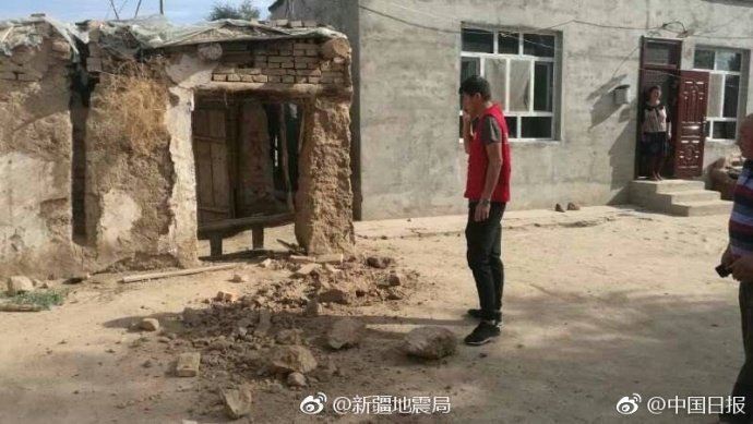 新疆精河6.6级地震 32人受伤