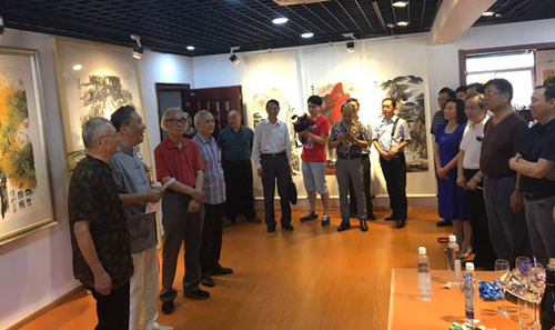 《金陵三老一少书画展》《一书一画一世界》作