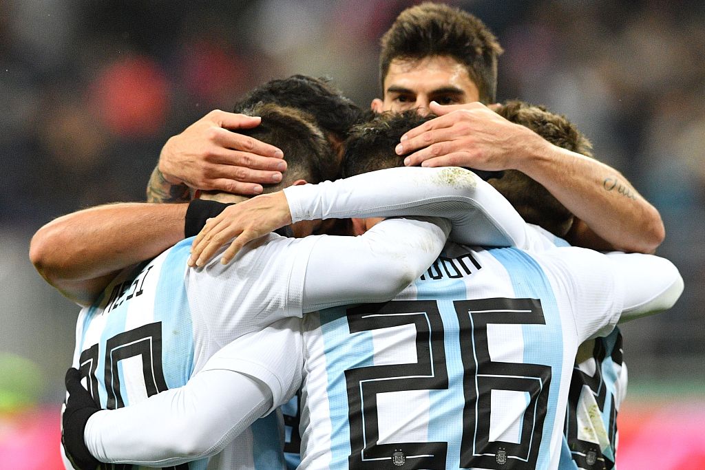梅西失必进球阿圭罗破门 阿根廷客场1-0俄罗斯