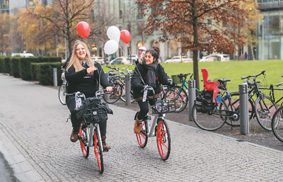 进入自行车发源地德国柏林，摩拜单车实现全球200城小目标