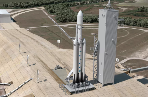 SpaceX猎鹰重型火箭发射跳票到明年 12月静态点火试验