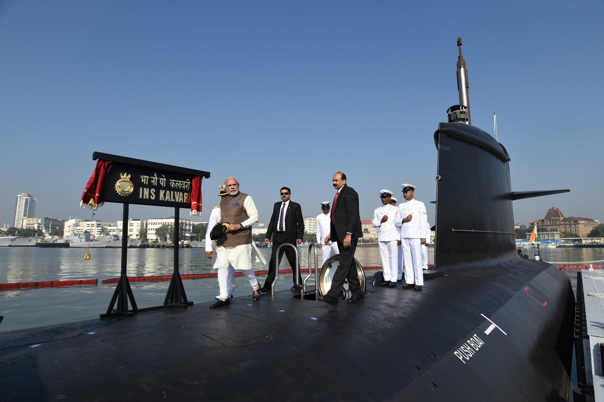 “鲉鱼”级首艇服役为何能惊动印度总理？