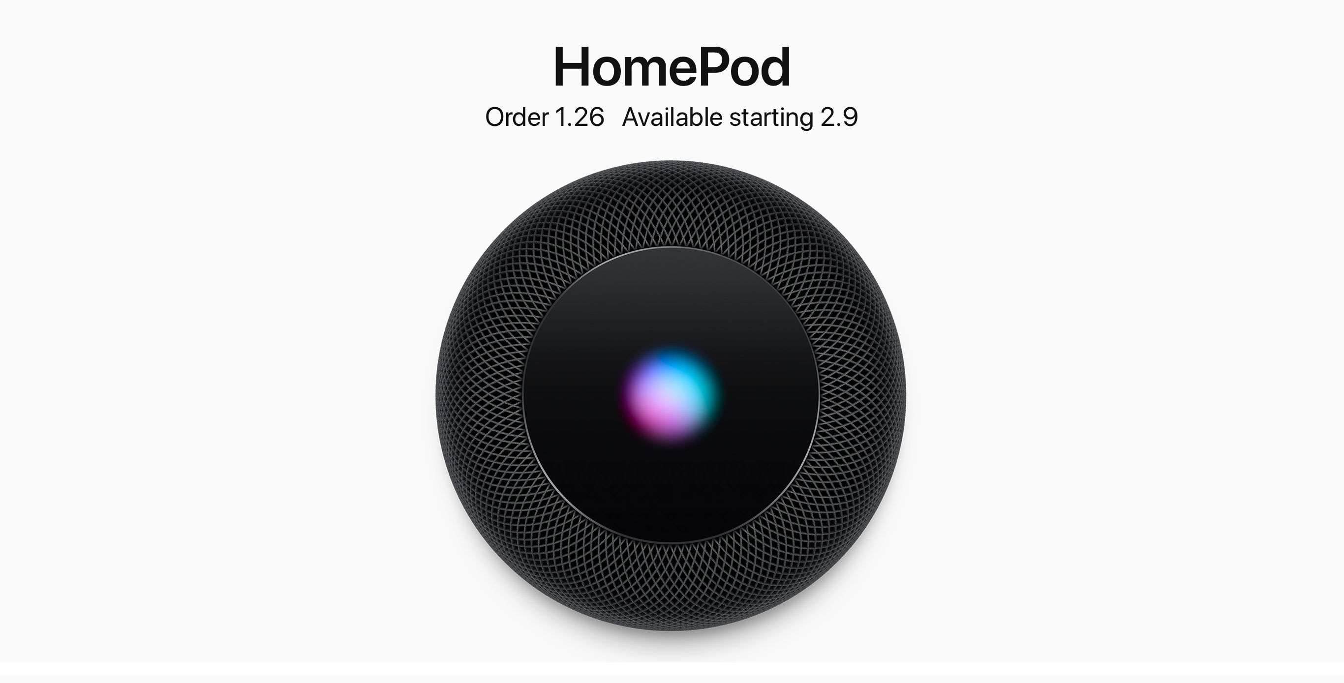 苹果HomePod即将发售 有望扭转智能音箱价格战