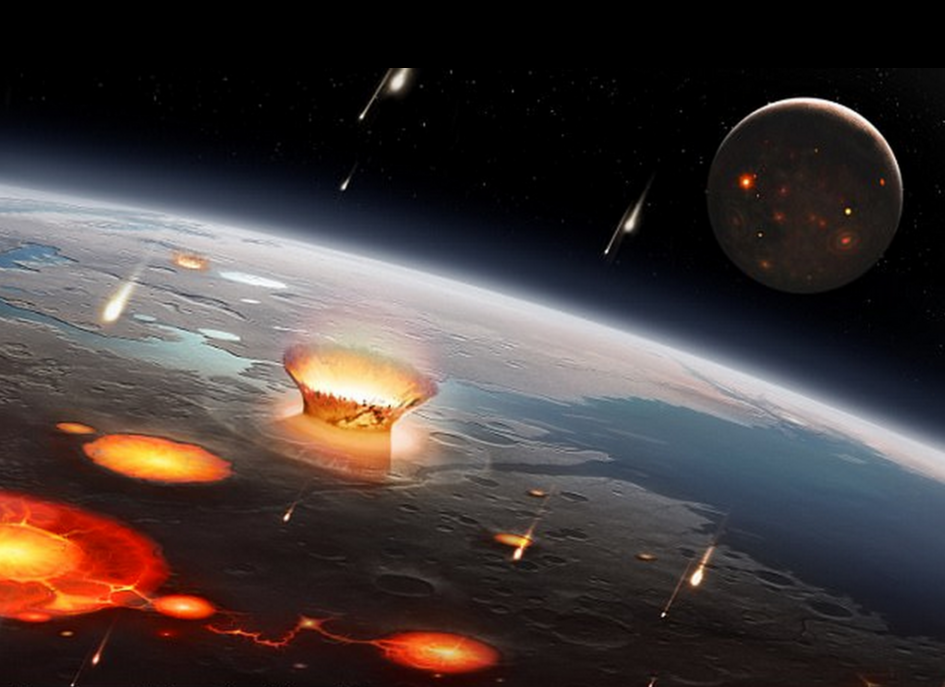 地球曾遭100公里大小彗星撞击 万幸人类生存了下来