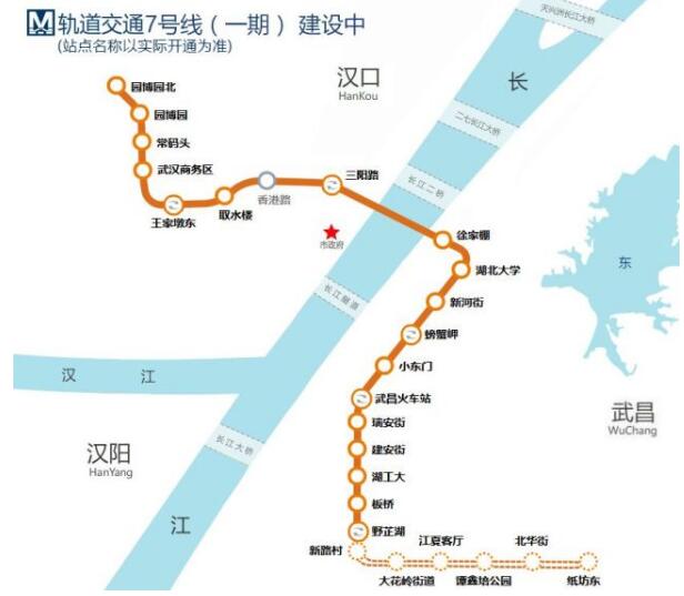 2018年武汉14条地铁线完整站点 有经过你家吗