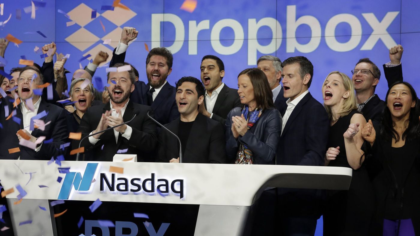 Dropbox正式登陆纳斯达克 首日股价大涨逾35%