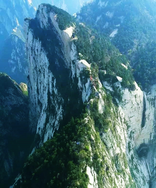 Amazing 古人竟然是这样登顶华山凤凰网陕西_凤凰网