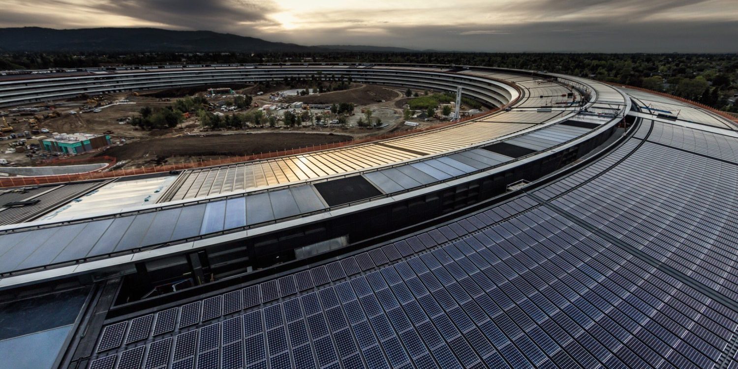 苹果所有业务运营实现100%由清洁能源提供动力