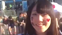 中国球迷球场外辱骂日本女生？这段视频火了！