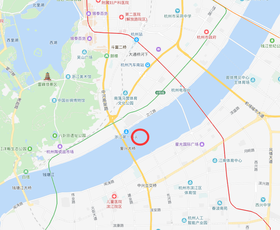 钱塘江面出现巨大漩涡 地铁部门：与在建线路无关