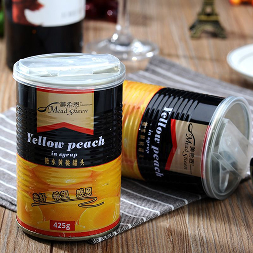 好吃到汤汁都不剩,儿时吃的黄桃罐头!