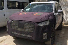 上汽大通D90谍照 定位硬派中大型SUV