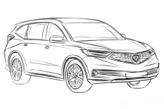 共享全新CR-V平台 全新一代讴歌RDX效果图