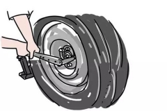 车子爆胎了别着急 手把手教你换备胎！