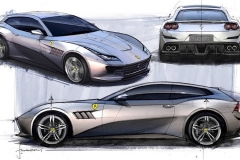 探秘法拉利GTC4Lusso的设计灵感