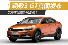 玩跨界能提升知名度？观致3 GT官图发布
