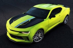 科迈罗Turbo AutoX概念车 黄绿车身耀眼