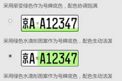 5大城市12月试点新能源号牌 底色变为绿色