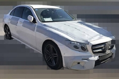 北京奔驰E级标轴谍照曝光 有望明年初上市