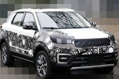 长安小型SUV内饰谍照 配悬浮式显示屏