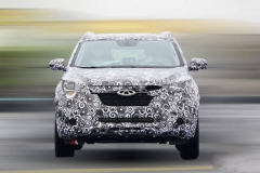 奇瑞concept β量产版谍照 配全景天窗