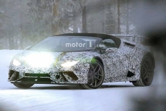 兰博基尼Huracan新车型谍照 加入新套件