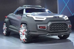 驶下展台的概念皮卡 江铃域虎申报图