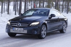 新款C级轿跑车谍照曝光 配矩阵式LED头灯