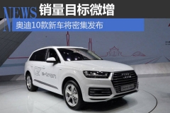 奥迪10款新车将密集发布 销量目标微增