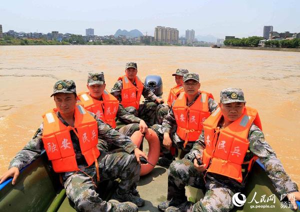 广西融安:应急训练保汛期安全