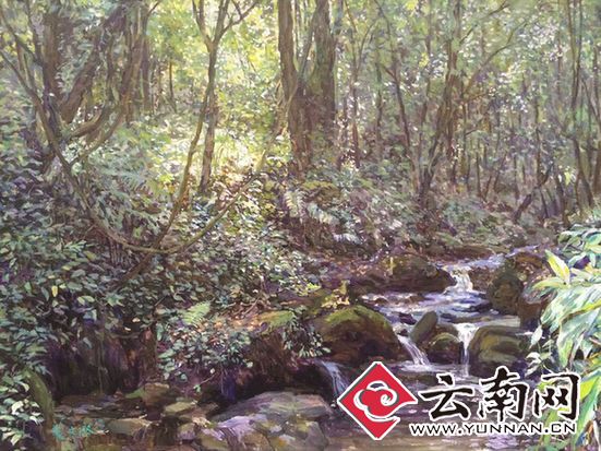 莫里山风景（油画）