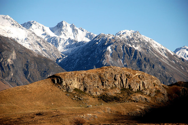 新西兰的Mount Sunday山