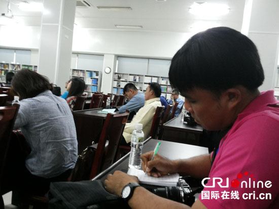 泰国记者在超轴三环集团采访