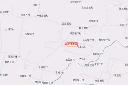 　　官道李镇行政地图。