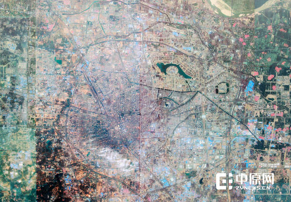 2016年郑州卫星地图