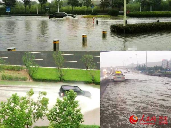 车在水中“航行”