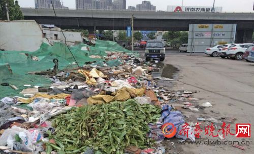 将军路通往石门村方向的小道上，曾经数百米长的垃圾带触目惊心。本报见习记者张阿凤 摄