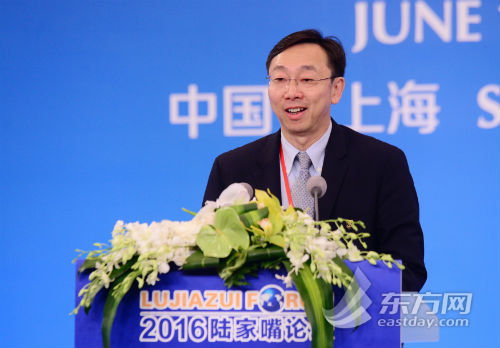 中国人民银行副行长张涛发表主题演讲