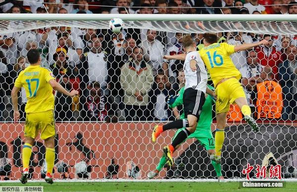 欧洲杯德国队取开门红 2 0胜乌克兰