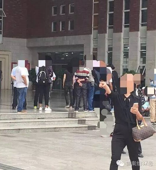 　　▲网传图片中的案发宿舍楼。 网络图片